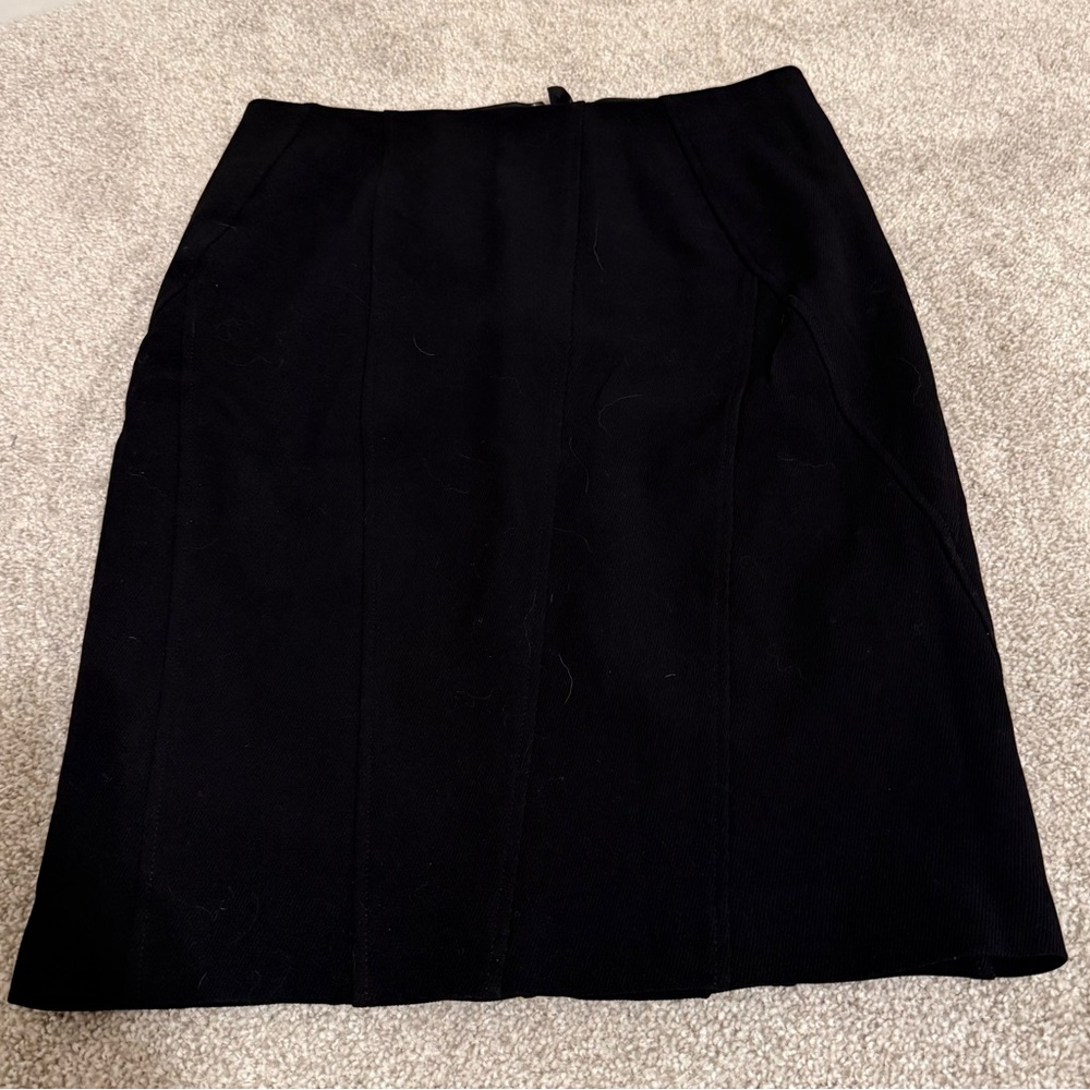 Brooks Brothers Classic Black Pencil Skirt
